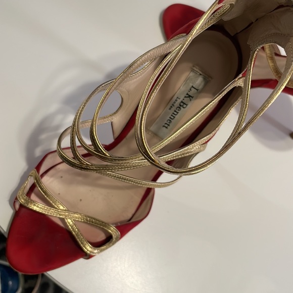 L.K.Bennett "Erica" Grecian Stilettos - Picture 6 of 8